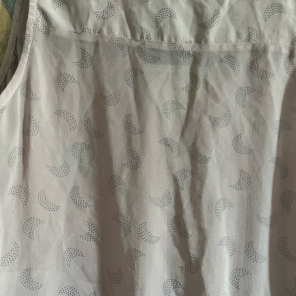 PAIGE Silk Pink Crescent Moon Blouse - Picture 4 of 7